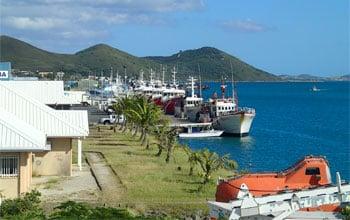 Fishing vessel at dock DAM/SPE