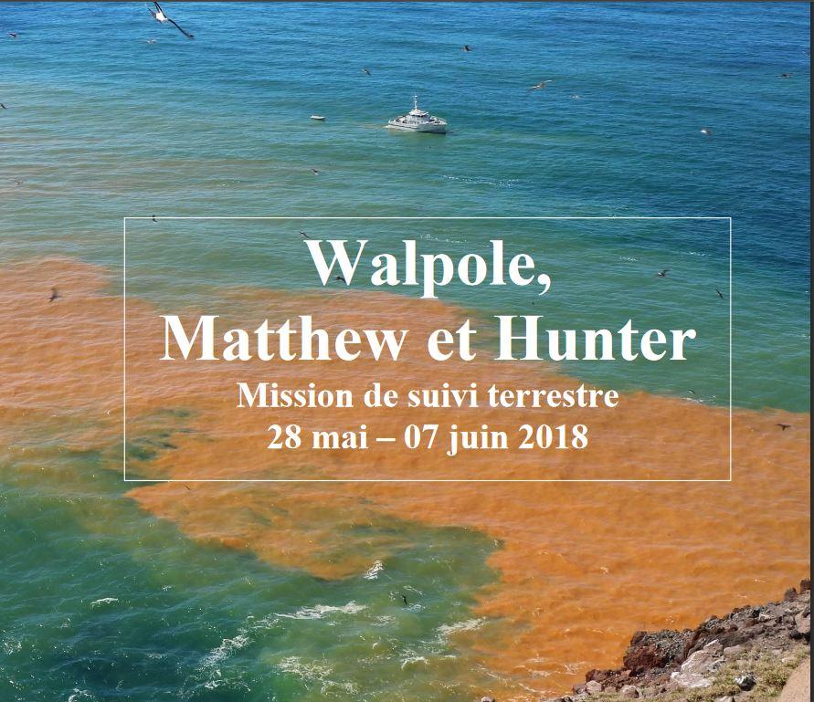 Mission à Walpole, Matthew et Hunter en 2018