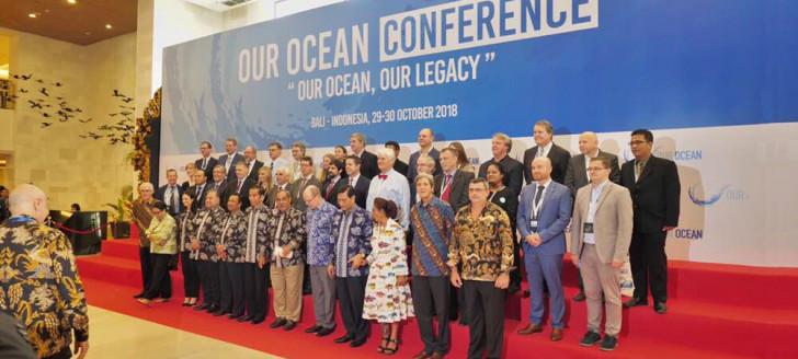 Le thème de la 5e conférence "Our ocean" est "Notre océan, notre héritage"