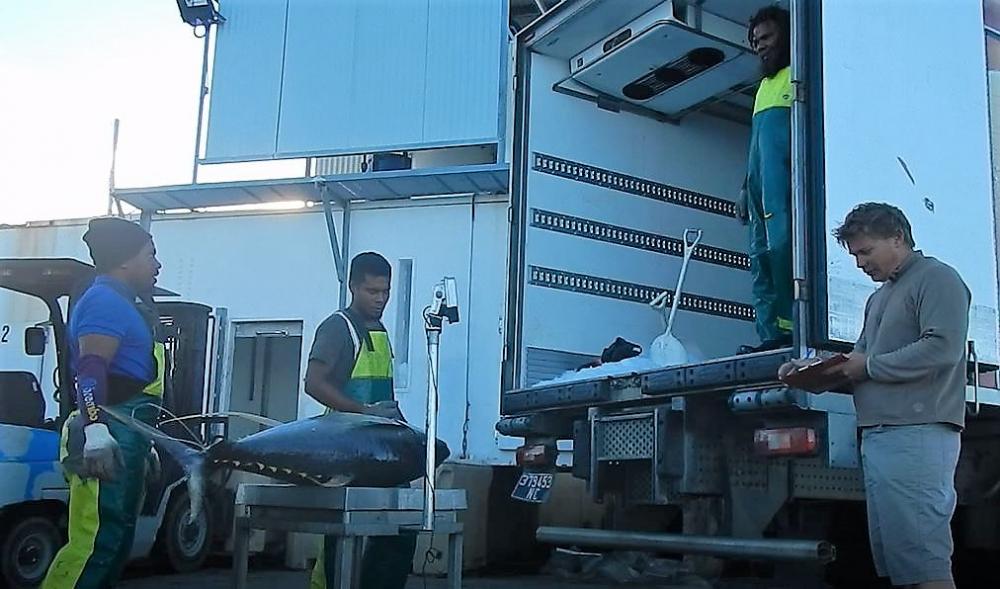 Pêche hauturière, débarquement au quai (c) Programme observateurs de Nouvelle-Calédonie